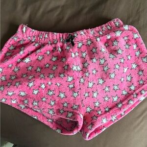 Jordan Pink Star Pattern Women's Pajama Shorts